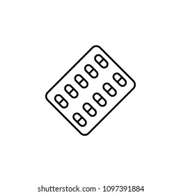 medicines line icon. Element of simple medicine icon for mobile concept and web apps. Thin line medicines icon can be used for web and mobile