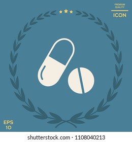 Medicines pills - Capsule and pill icon