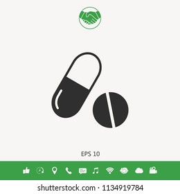 Medicines pills - Capsule and pill icon