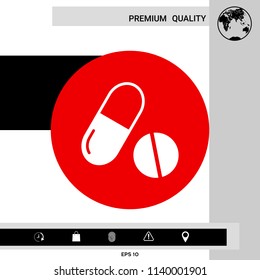 Medicines pills - Capsule and pill icon