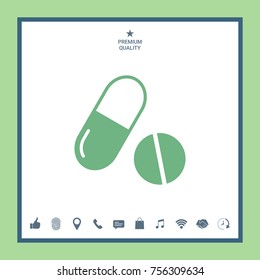 Medicines Pills - Capsule And Pill Icon