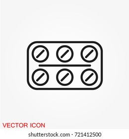 Medicines pills icon