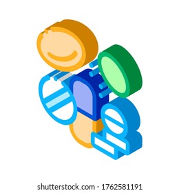 Arzneimittel-Ergänzungen Symbol Vektorisometrie Zeichen. farbige einzelne Symbolillustration