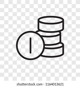 Medicines vector icon isolated on transparent background, Medicines logo concept