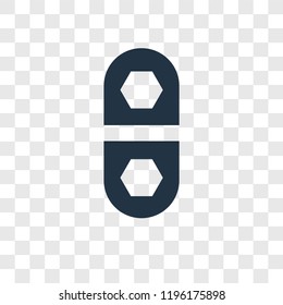 Medicines vector icon isolated on transparent background, Medicines transparency logo concept