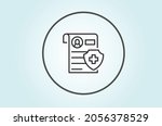 Mediclaim and Insurance Available icon vector design