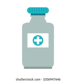 Medicne bottle isolated