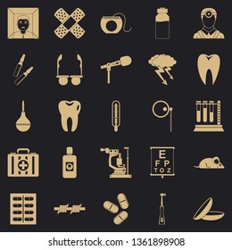 Medico icons set. Simple set of 25 medico vector icons for web for any design