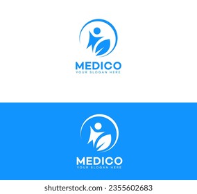 medico logo Design Template Vector icon