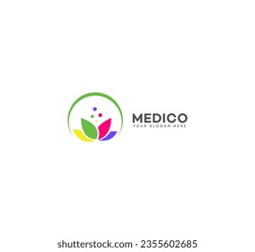 medico logo Design Template Vector icon