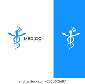 medico logo Design Template Vector icon