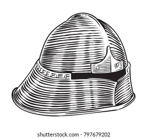 medieval age sallet helmet