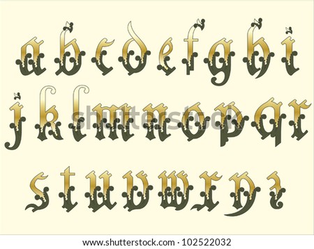 Medieval Alphabet