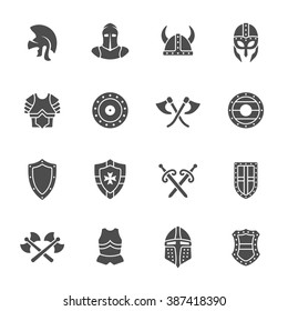 Medieval Armor Icon Set