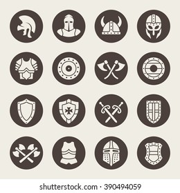 Medieval Armor Icon Set