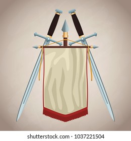 Medieval army emblem