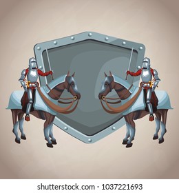 Medieval army emblem
