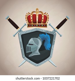 Medieval army emblem