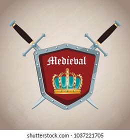 Medieval army emblem
