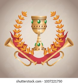 Medieval army emblem