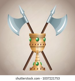 Medieval army emblem