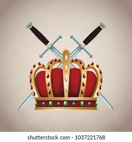 Medieval army emblem