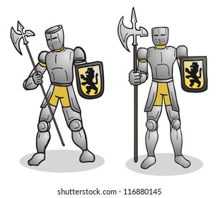 Medieval army men