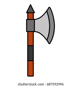 medieval ax icon 