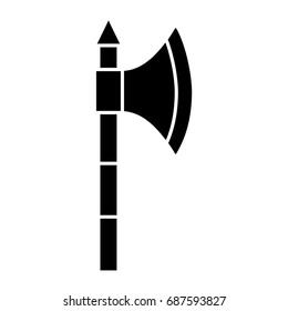 medieval ax icon 