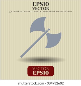Medieval axe high quality icon