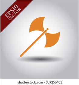 Medieval axe high quality icon