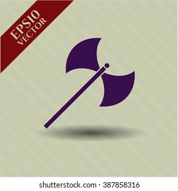 Medieval axe icon