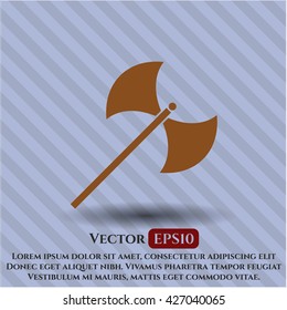 Medieval axe icon