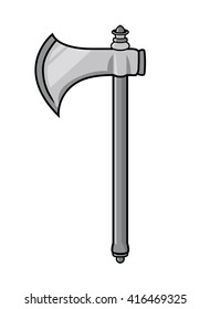 Medieval Axe, Metal Axe,