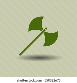Medieval axe symbol