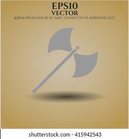 Medieval axe symbol