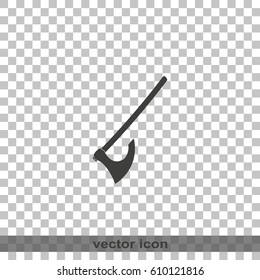 Medieval battle axe icon.