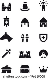 MEDIEVAL black icons