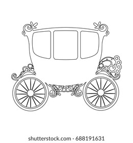 Medieval Carriage Icon Stock Vector (Royalty Free) 688191631 | Shutterstock