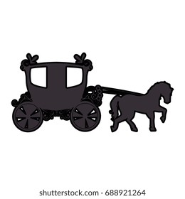 medieval carriage icon