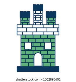 medieval castle brick facade kingdom ancient