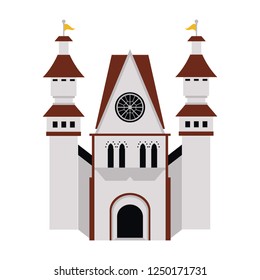 Medieval castle building