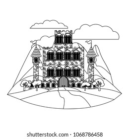 medieval castle in the camp