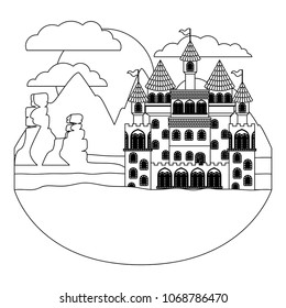 medieval castle in the camp
