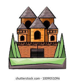 Medieval castle design 