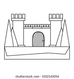 Medieval castle design