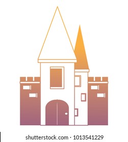 Medieval castle icon