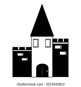 Medieval castle icon