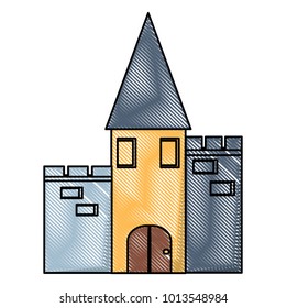 Medieval castle icon