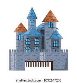 Medieval castle icon